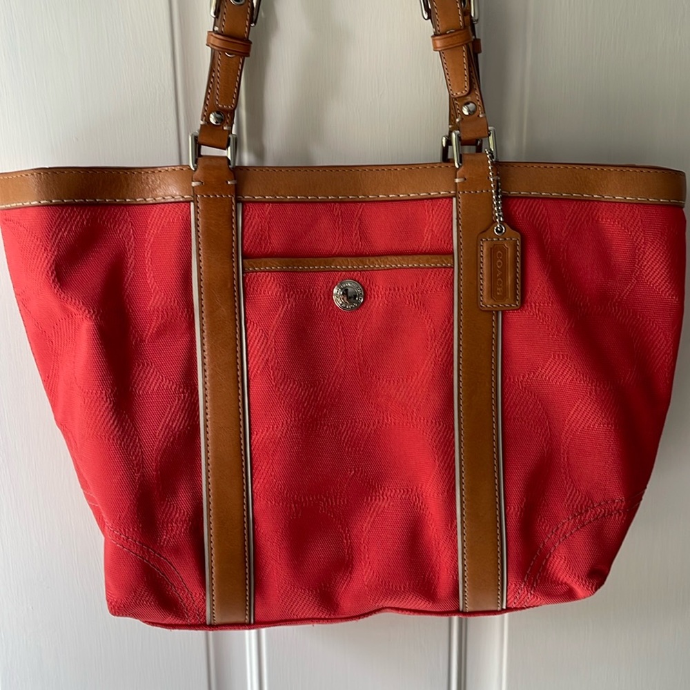 Coach tote purse